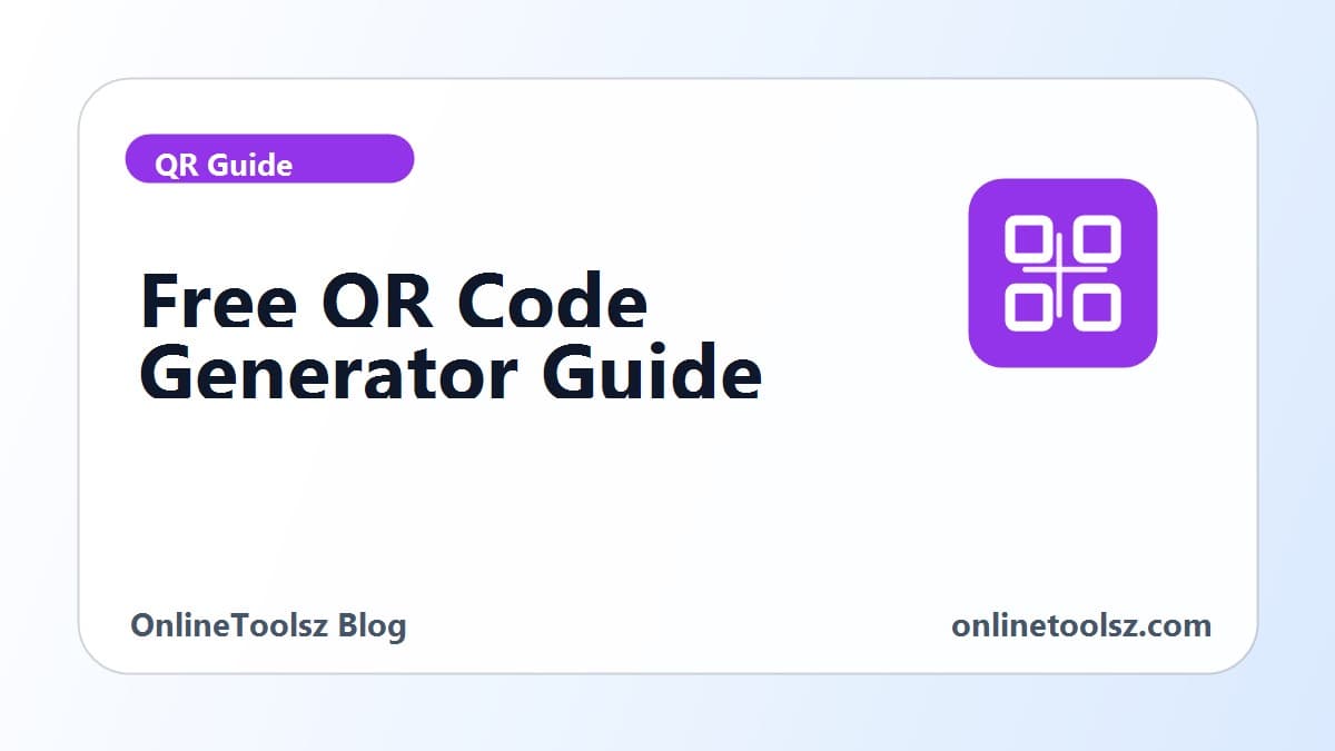 Create Free QR Codes: Detailed Instructions From A to Z for Beginners