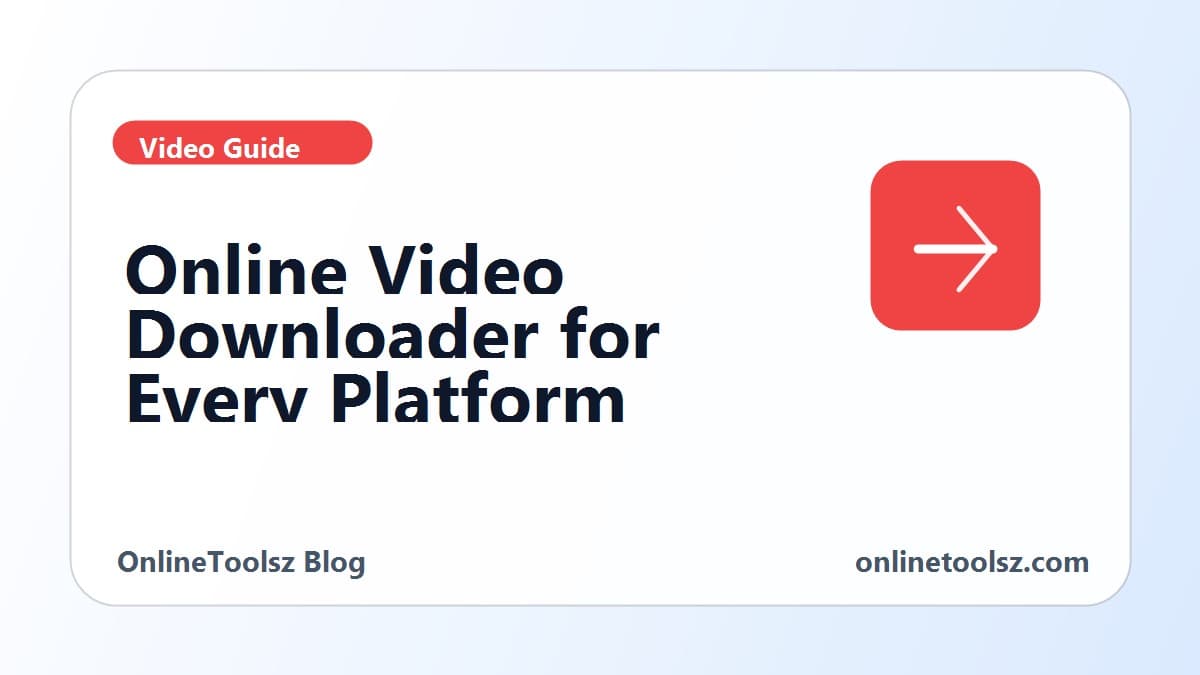 Online Video Downloader for Every Platform: What Works and How to Use It