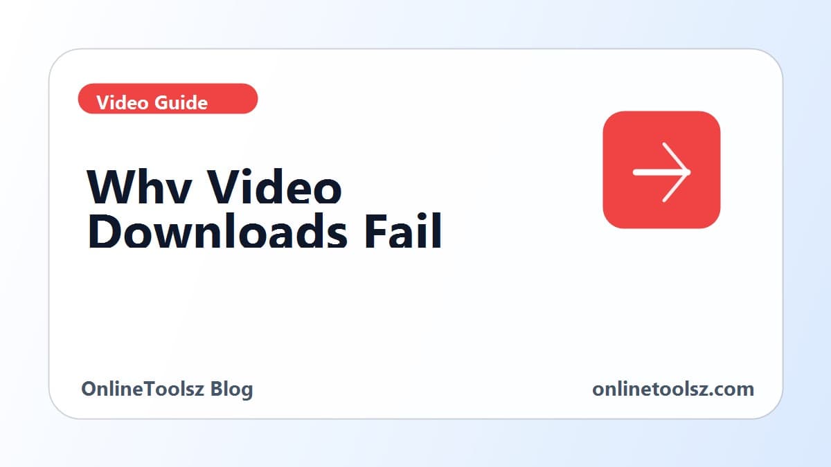Video Download Failed? Private, Restricted and Broken Links Explained