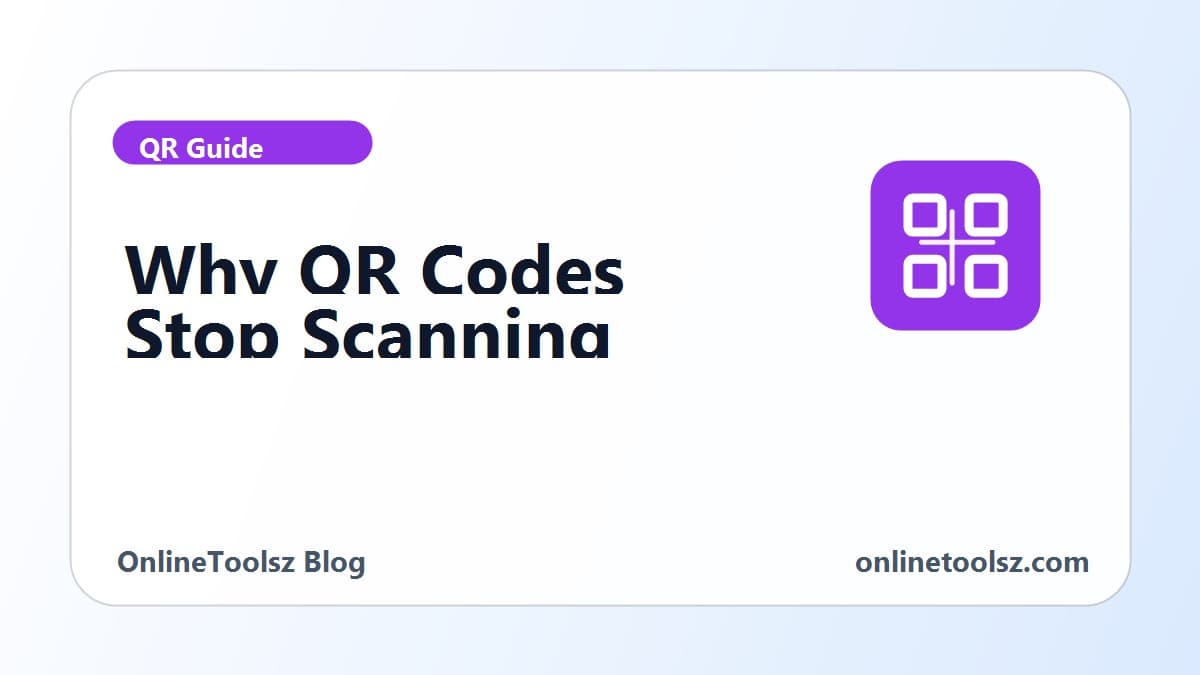 Why is my QR code not scanning? Common fixes before you print again