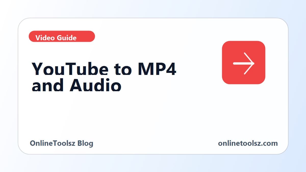Tải video YouTube MP4 hay chỉ lấy âm thanh: chọn đúng nút, đúng chất lượng